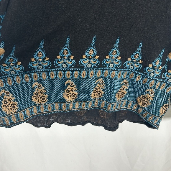 Free People Dolman Medallion Printed Long Sleeve Top -Size X-Small - Picture 6 of 9